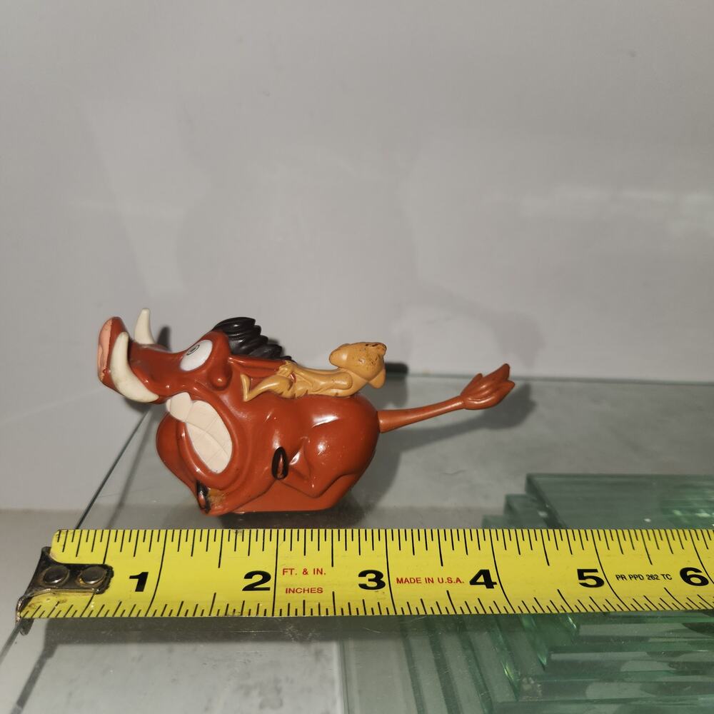 Vintage Timon and Pumba The Lion King Kids Meal Toy Burger King Running